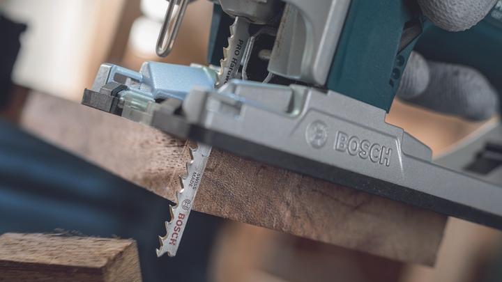 Image du produit Bosch Professional Zubehör Lame de scie sauteuse PRO Hardwood fast T144DF, 100 mm, 5 pcs.