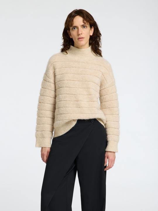 Produktbild Selected Femme Flauschiger Pullover mit hohem Kragen (XS)