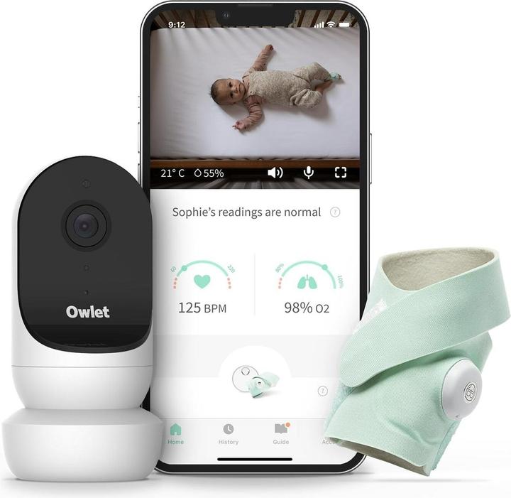 Image du produit Owlet Duo : Smart Sock 3 & Camera 2 (Vidéo et audio, 30 m)