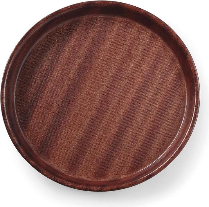Produktbild Hendi Serviertablett "Woodform" rund, hoher Rand