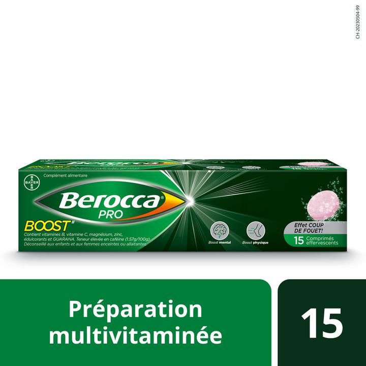 Produktbild Berocca PRO Pro Boost (15 Stück, Brausetablette, 100 g)