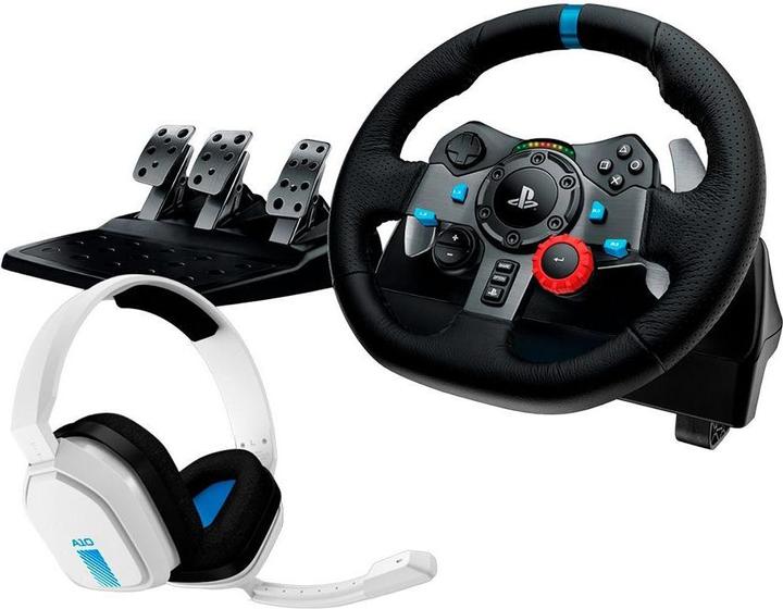 Produktbild Logitech G G29 Driving Force Racing Wheel + Astro A10 (PC, PS3, PS4, PS5)