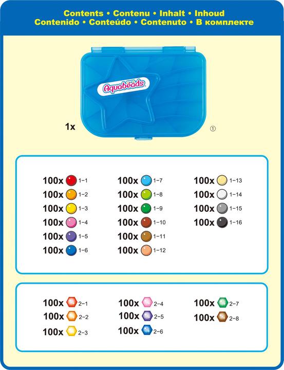 Actual product image Aquabeads Maxi refill box