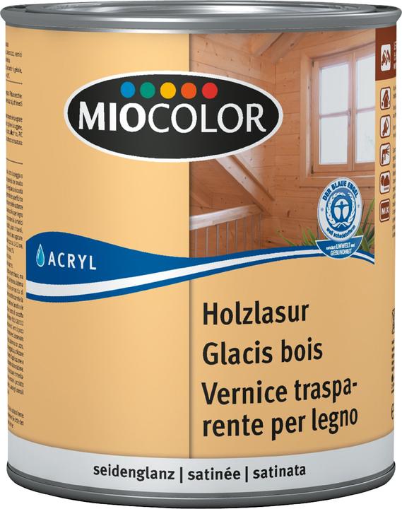 Actual product image Miocolor Acrylic wood stain (Transparent, 0.75 l)