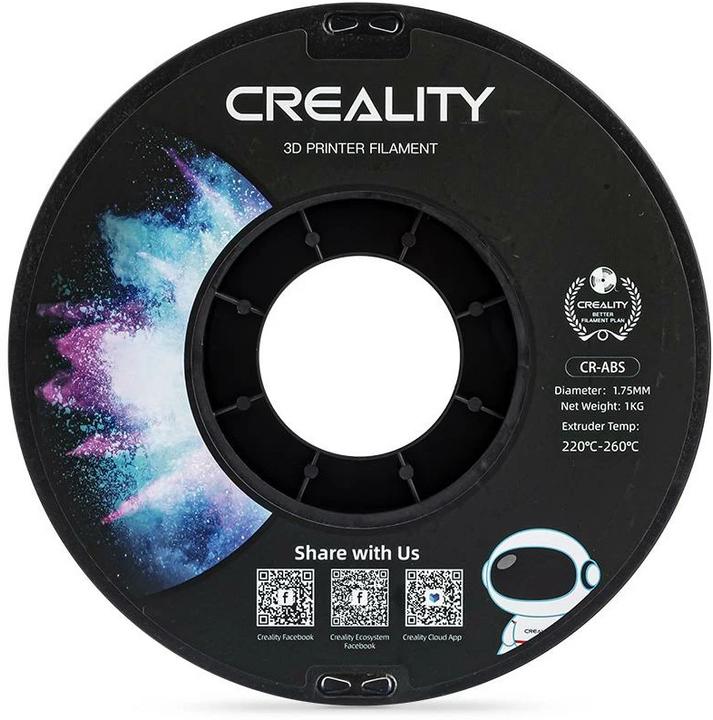 Immagine prodotto Creality Filamento ABS, rosso, 1,75 mm, 1 kg (ABS, 1.75 mm, 1000 g, Rosso)