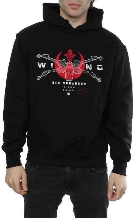 Actual product image Star Wars Mens Rogue One X-Wing Red Squadron Hoodie (3XL)