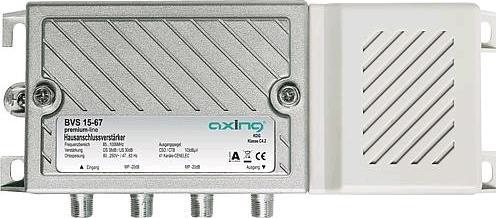 Actual product image Axing House connection amplifier BVS 15-68 with return channel 38dB 1006 Mhz (Original remote control)