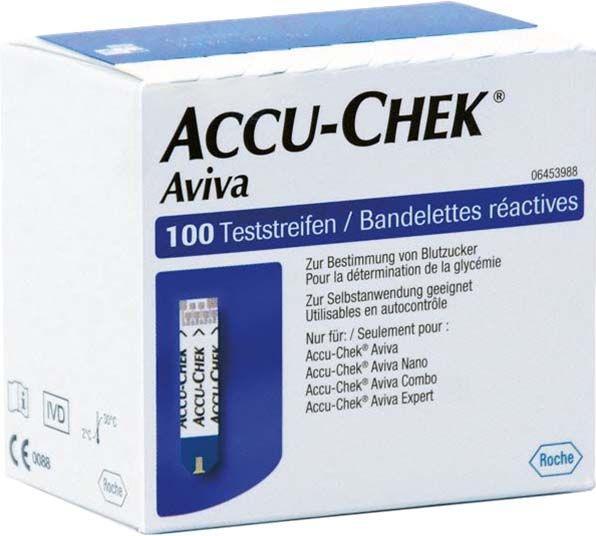 Produktbild Accu-Chek PI-APS) Aviva Teststreifen (2 x 50 Stk) (Teststreifen)