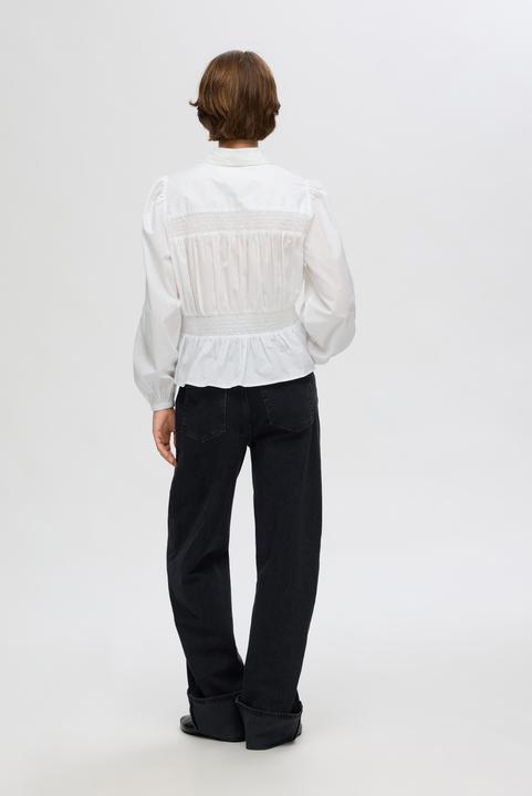 Image du produit Selected Femme Haut smocké à manches longues (40)