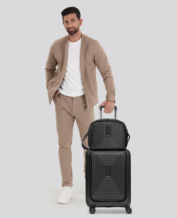 Image du produit Redolz Essentials 14 Bundle Trolley de cabine avec pliage extensible et compartiment pour ordinateur (59 l, M (50 - 90l))