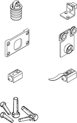 Actual product image HAWA Sliding door set combino