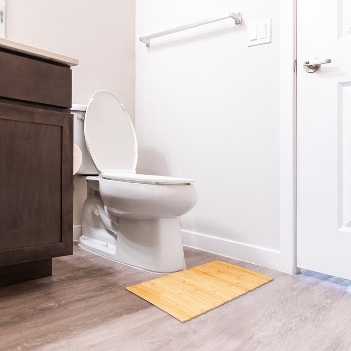 Immagine prodotto Relaxdays Tappeto-in-bambù da-bagno (60 x 40 x 1 cm)