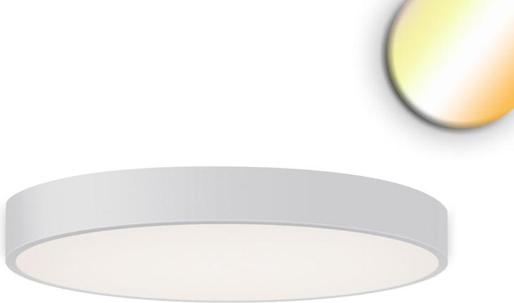Actual product image Isoled LED ceiling light UGR<19 2H, white, 80W-100W, round, DN1000, ColorSwitch 2700-3000-4000K, dimmable