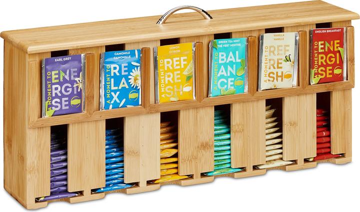 Actual product image Relaxdays Teebeutelspender