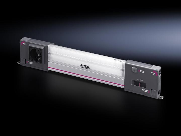 Produktbild Rittal Systemleuchte LED 1200 100-240V 437mm mit Steckdose B F
