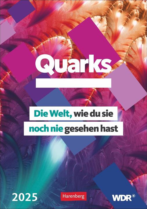 Produktbild Harenberg Quarks. Die Welt, wie du sie noch nie gesehen hast Wochenplaner 2025 (Deutsch)