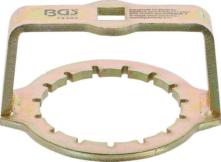 Actual product image BGS Oil Filter Wrench | 15-point | Ø 74.7 mm | for Opel, Vauxhall