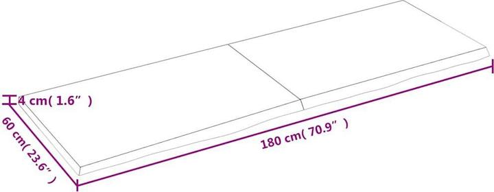 Immagine prodotto VidaXL Saba (180 x 60 x 4 cm)