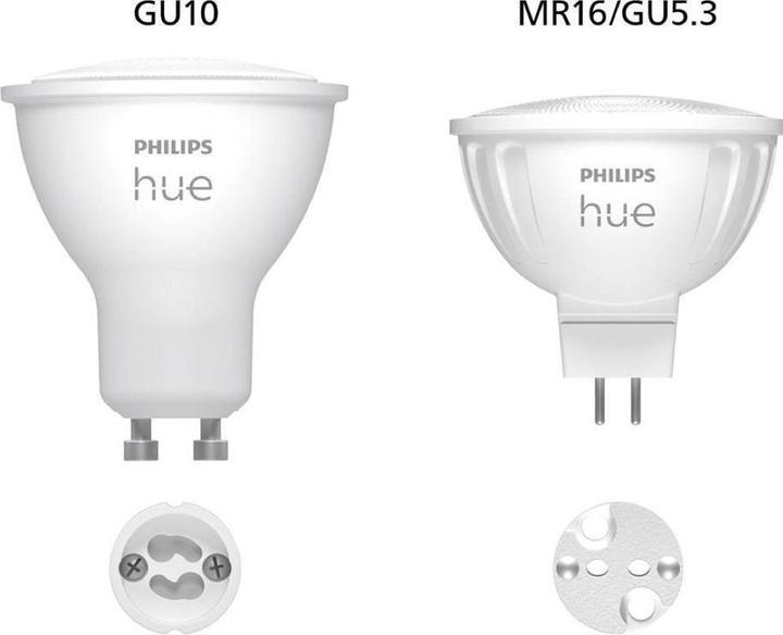 Image du produit Philips Hue White & Colour Ambiance (GU5.3, 6.30 W, 400 lm, 2 x, G)