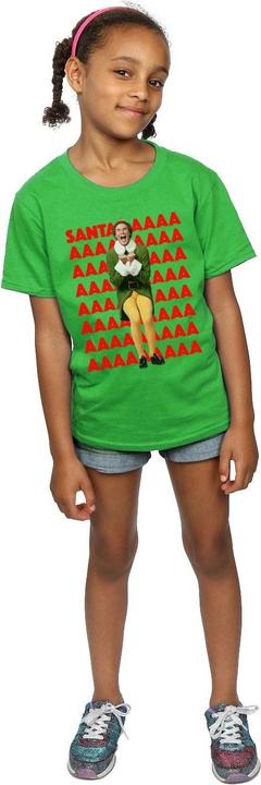 Immagine prodotto Elf Buddy Santa Scream Maglietta Ragazze (116)