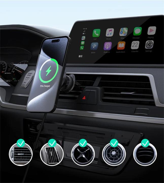 Image du produit Aukey Maglink - Support pour téléphone Dash (15 W)