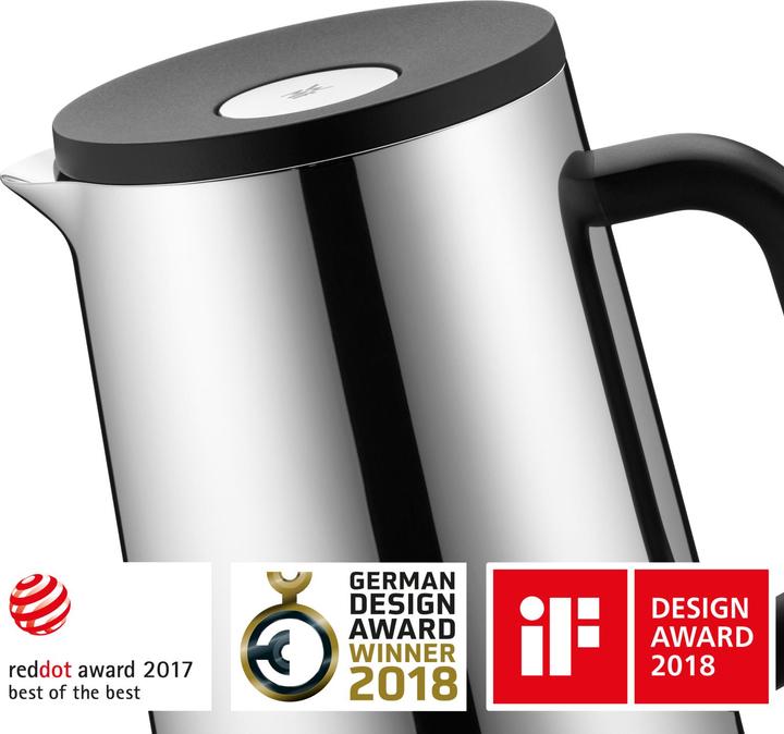 Produktbild WMF Thermoskanne Isolierkanne 1,0l Impulse Tee Kaffee Trinkflasche Edelstahl (1 l)
