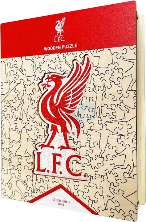 Actual product image Iconic Liverpool FC - Logo Liver Bird - Wooden Puzzle Size S (150 pieces) (150 pieces)