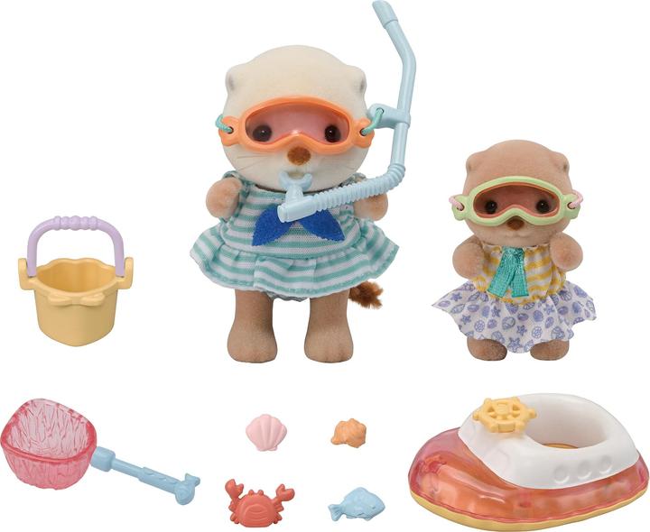 Actual product image Sylvanian Families Sea otter snorkel playset