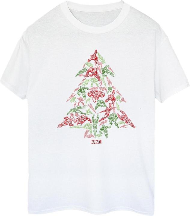 Immagine prodotto Avengers Christmas Tree Maglietta Ampia Donna (XL)
