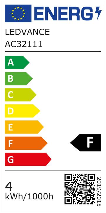 Energie-Label Osram Led Pin (GY6.35, 4 W, 470 lm, 1 x, F)