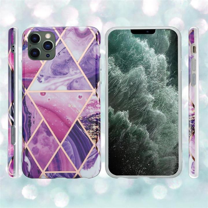 Actual product image Cadorabo IMD TPU Colorful Marble Cover (Apple iPhone 12 Pro Max)