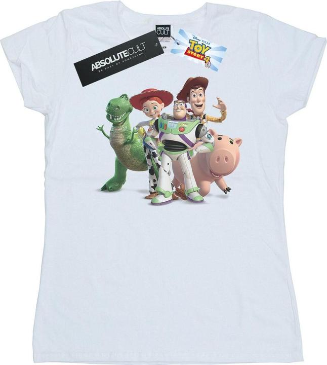 Actual product image Disney Womens/Ladies Toy Story 4 Group Cotton T-Shirt (S)