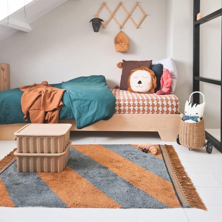 Immagine prodotto Tapis Petit Tappeto Tim Petrol (90 x 130 cm)