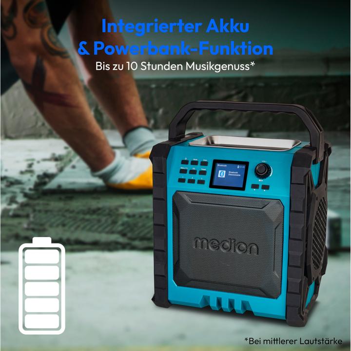 Image du produit Medion Life P66896 (DAB+ DAB, FM, Bluetooth)