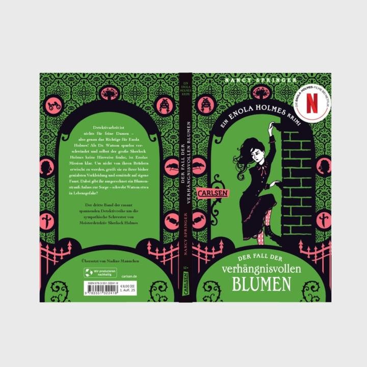 Immagine prodotto Enola Holmes: Der Fall der verhängnisvollen Blumen (Nancy Springer, Tedesco)