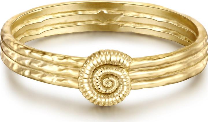 Actual product image Glanzstücke München Ladies shell sterling silver yellow gold - 23290 (56, 925 Silver)