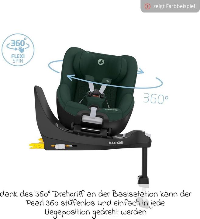 Image du produit Maxi-Cosi Reboarder Reboarder-Kindersitz Pearl 360 drehbar ab (Reboarder, Norme ECE R129/i-Size)