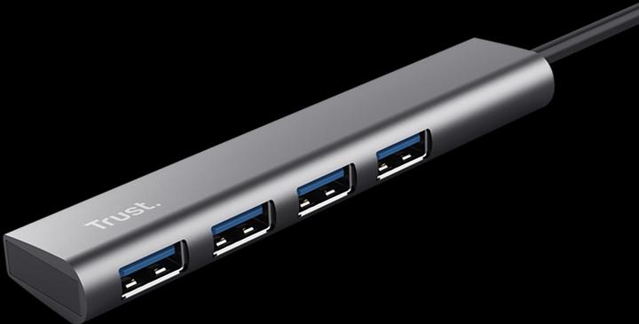 Actual product image Trust HALYX 4 PORT USB 3.2 GEN1 HUB (USB-C, 4 Ports)