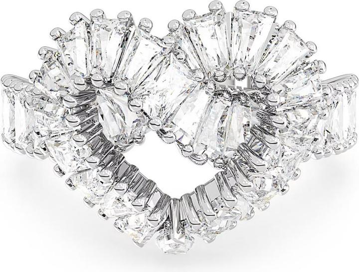Image du produit Swarovski Matrix Cocktail Bague Différentes tailles Coeur Blanc (58)