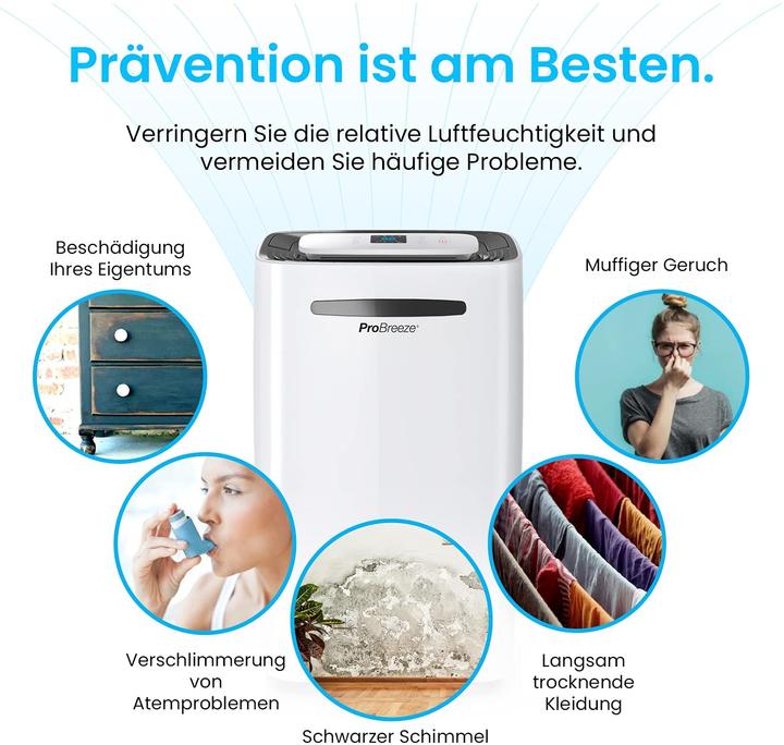 Actual product image Breeze dehydrating breathers (30 m², 20 l/24h)