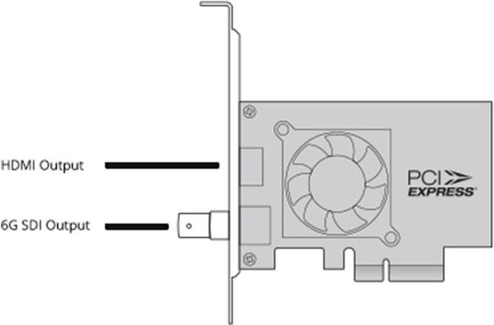 Actual product image Blackmagic DeckLink 4K Mini Monitor (4K)