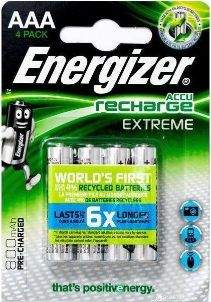Actual product image Energizer Recharge Extreme (2 pcs., AAA, 800 mAh)