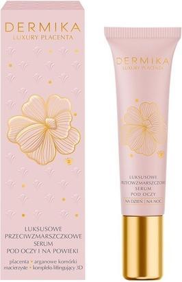 Actual product image Dermika Luxury Placenta Luxurious Anti-Wrinkle Eye And Eyelid Serum For Day And Night 50Ml (Serum, 50 ml, Day + Night)