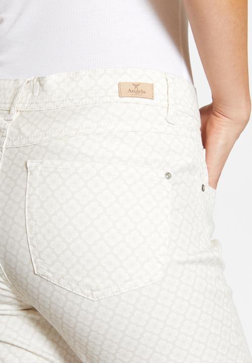 Produktbild Angels Modern Graphic Print Ornella Pant Slim Fit Sand (W26)