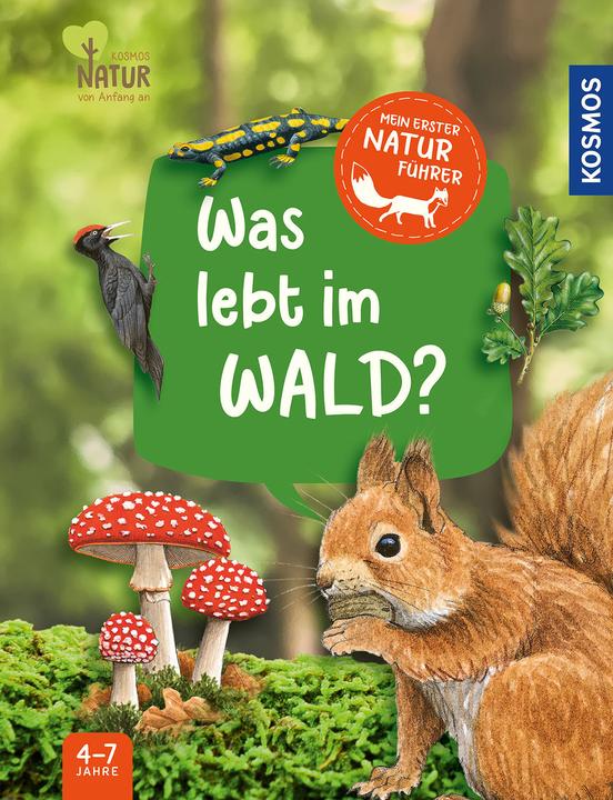 Kosmos Mein erster Naturführer, Was lebt im Wald? (Deutsch, Julia Hiller, 2023)