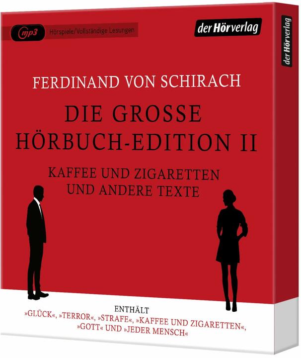 Immagine prodotto La Grande Edizione Audiobook II - Caffè e sigarette e altri testi (Bettina Kurth, Cathlen Gawlich, Bibiana Beglau, Jördis Triebel, Wolfgang Stockmann, Tedesco)