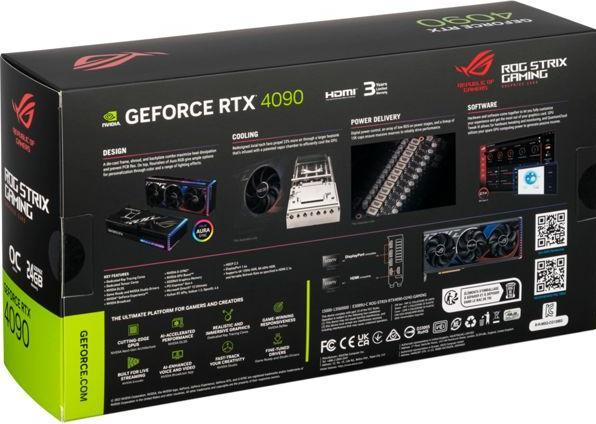 Actual product image ASUS GeForce ROG STRIX RTX 4090 OC Edition (24 GB)