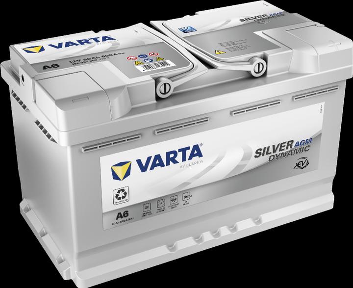 Produktbild Varta A6 (F21) Silver Dynamic AGM xEV 580 901 080 Autobatterie 80Ah (80 Ah)
