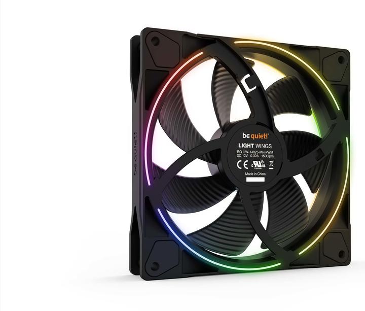 Actual product image be quiet! Light Wings (140 mm, 3 x)