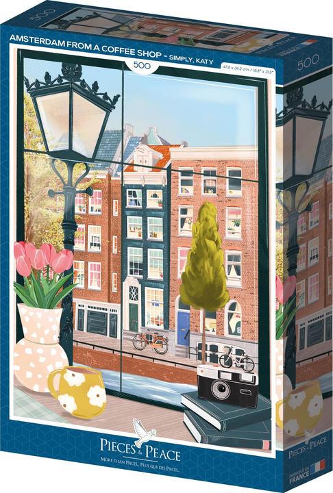 Produktbild Pieces & Peace Puzzle 500 pieces Amsterdam from a Coffee Shop (500 Teile)